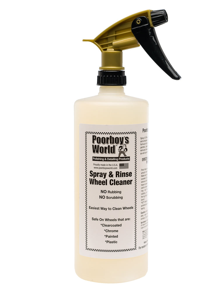 Spray And Rinse Wheel Cleaner