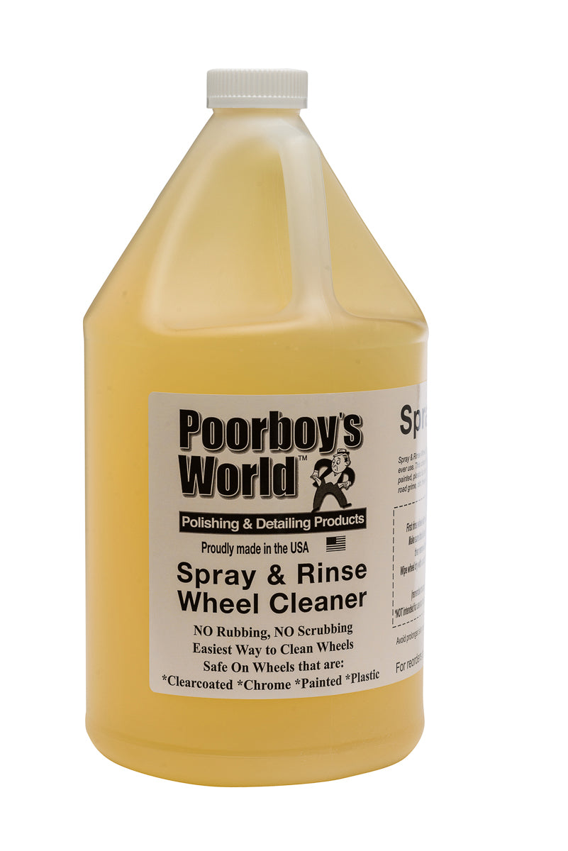 Spray And Rinse Wheel Cleaner