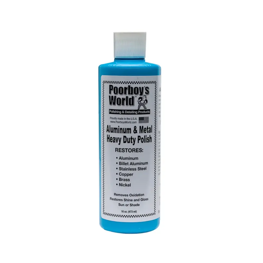 Poorboy's World Heavy Duty Aluminium & Metal Polish 16oz 473ml