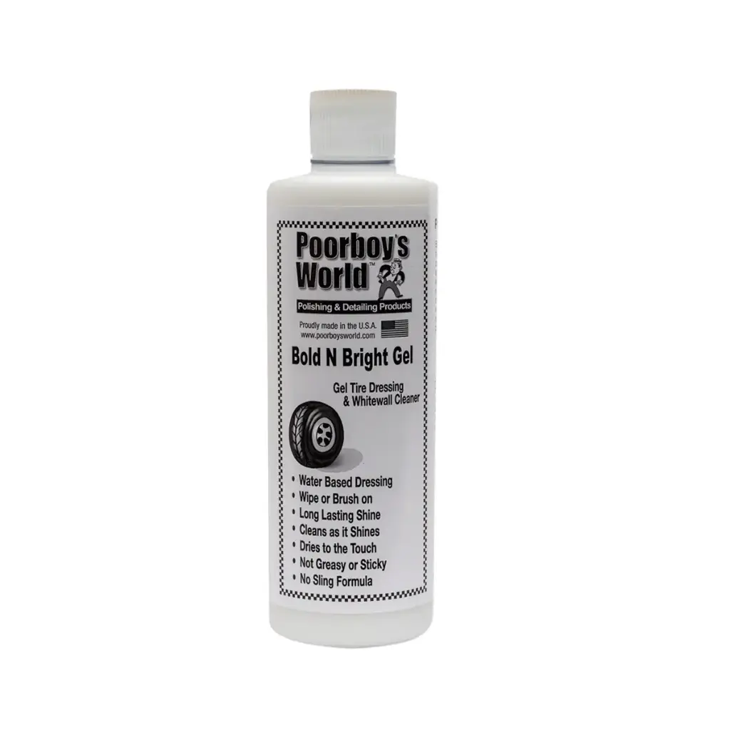 Poorboy's World Bold 'N Bright Tyre Gel 16oz 473ml