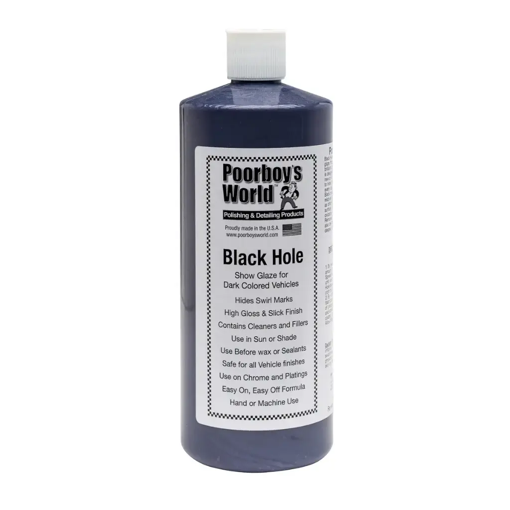 Poorboy's World Black Hole - Show Glaze for Dark Cars 32oz 946ml