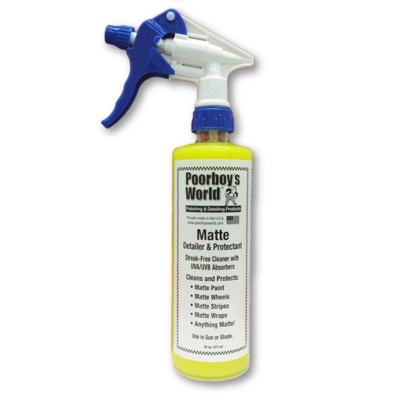 Poorboy's World Matte Detailer & Protectant - WITH SPRAYER