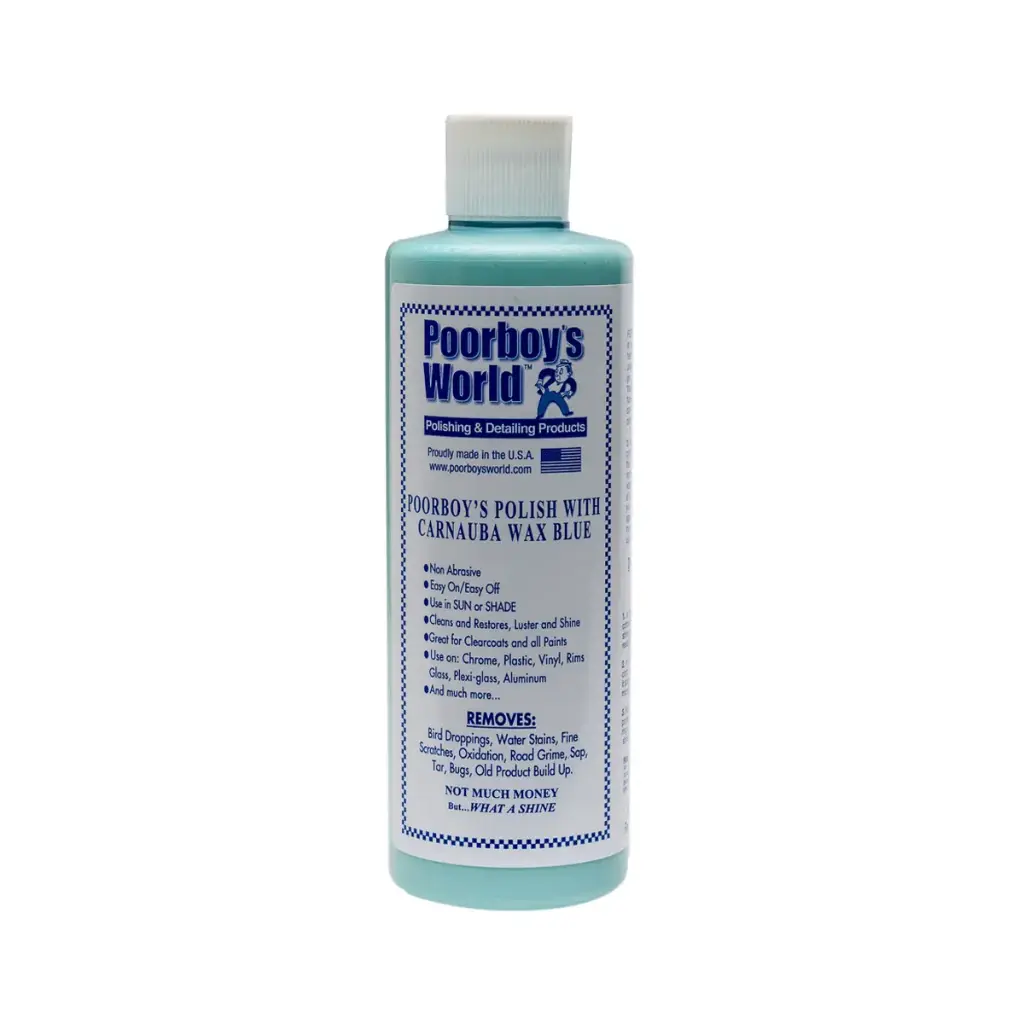 Poorboy's World Polish with Carnauba (Blue) 16oz 473ml