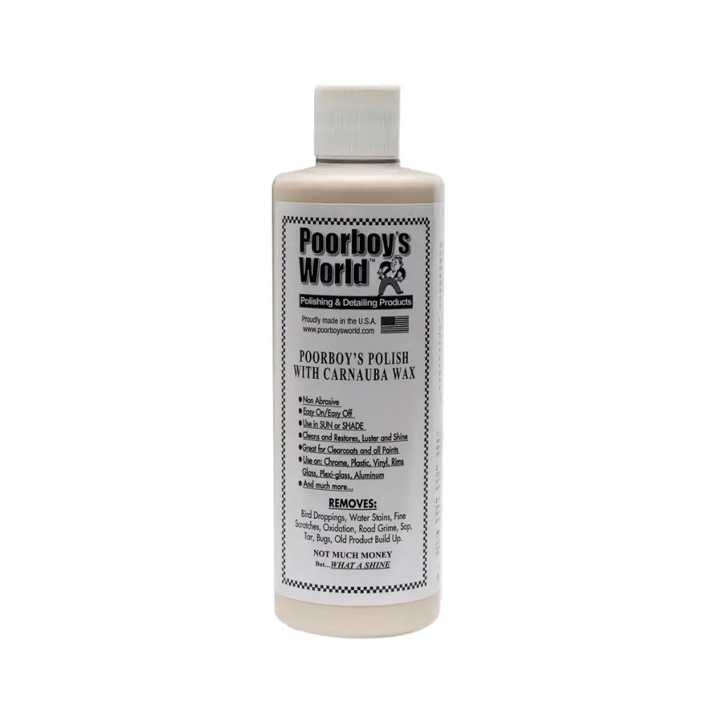Poorboy's World Polish with Carnauba 16oz 473ml