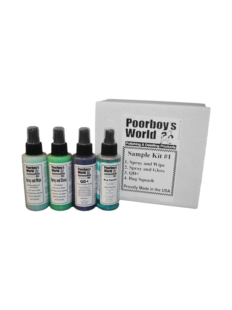 Poorboy's World Quick Detail Sample Kit #1