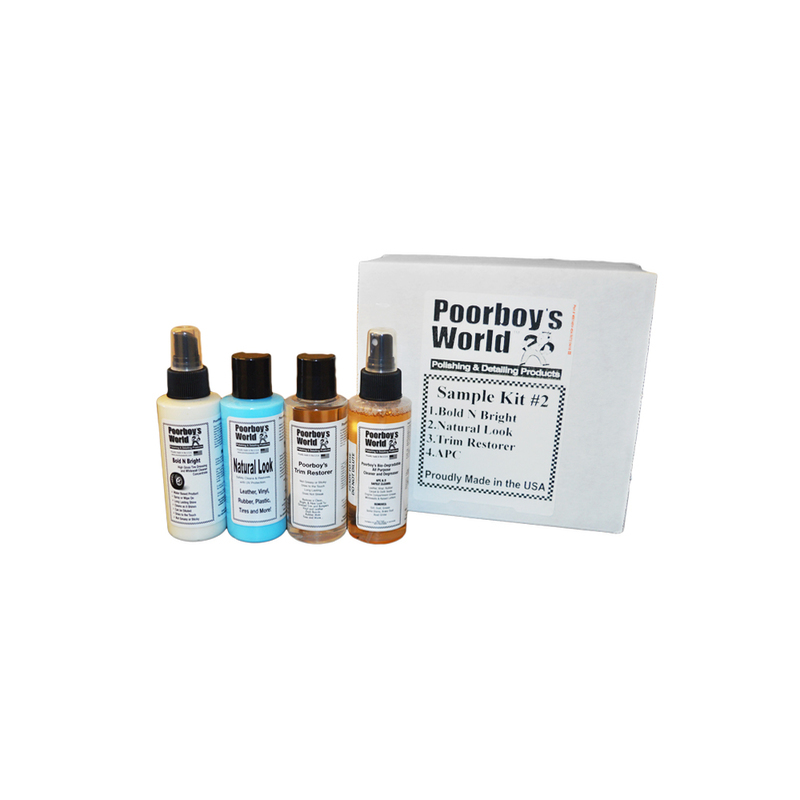 Poorboy's World Tyre & Trim Sample Kit #2
