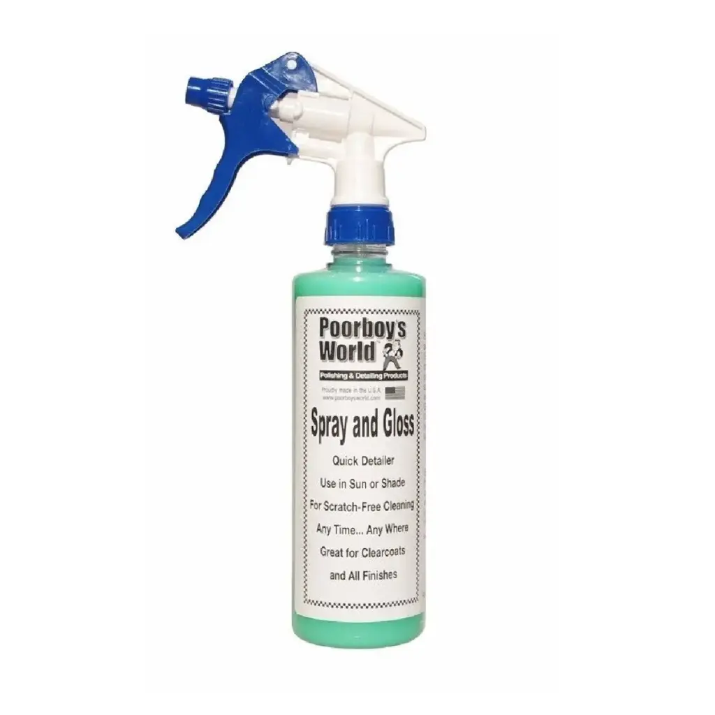 Poorboy's World Spray and Gloss 16oz 473ml - WITH SPRAYER