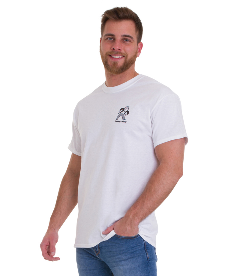 Poorboy's World T-Shirt - White - Small