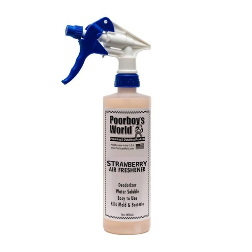 [PB-AFST16] Poorboy's World Air Freshener Strawberry - 16oz 473ml - WITH SPRAYER