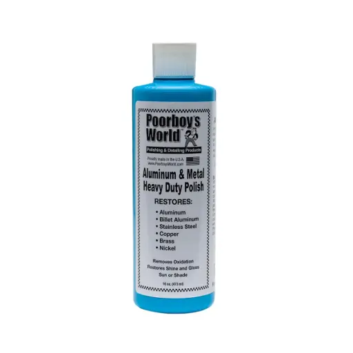 [PB-AM16] Poorboy's World Heavy Duty Aluminium & Metal Polish 16oz 473ml