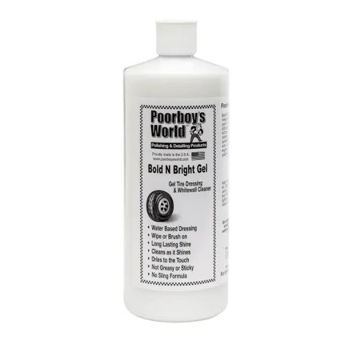 [PB-BBG32] Poorboy's World Bold 'N Bright Tyre Gel 32oz 946ml
