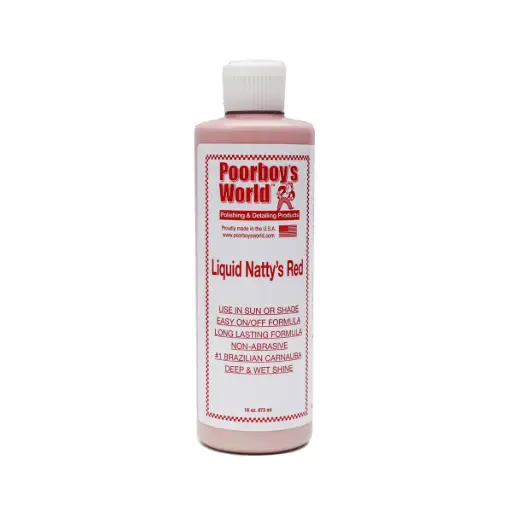 [PB-LNR16] Poorboy's World Liquid Natty's Wax Red 16oz 473ml