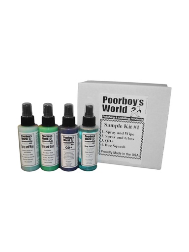 [PB-SAM1] Poorboy's World Quick Detail Sample Kit #1