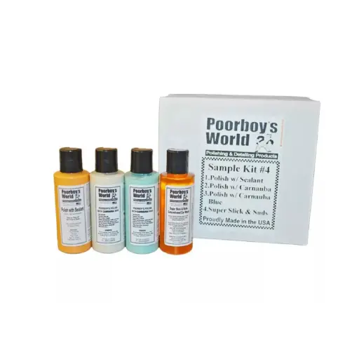 [PB-SAM4] Poorboy's World Polish and Wax Sample Kit #4