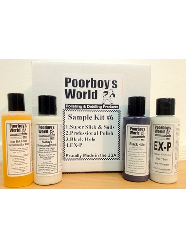 [PB-SAM6] Poorboy's World Clean & Shine Sample Kit #6