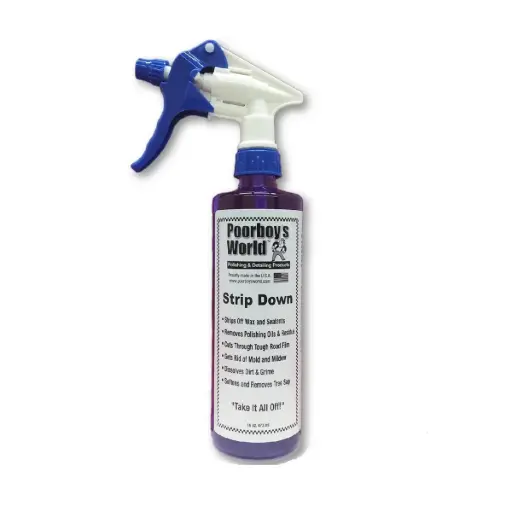 [PB-SDPW] Poorboy's World Strip Down 16oz 473ml - WITH SPRAYER