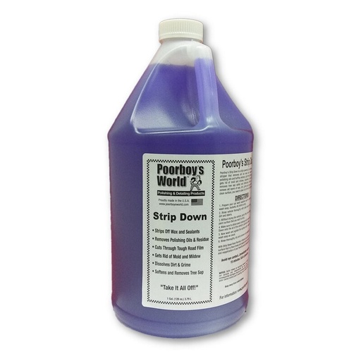 [PB-SDPW128] Poorboy's World Strip Down 128oz 3.78 Litres