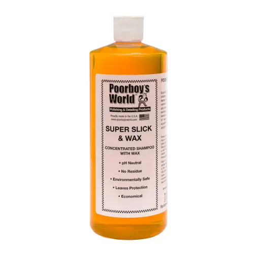 [PB-SSW32] Poorboy's World Super Slick & Wax - Car Shampoo 32oz 946ml