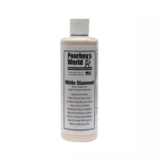 [PB-WD16] Poorboy's World White Diamond Show Glaze 16oz 473ml