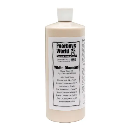 [PB-WD32] Poorboy's World White Diamond Show Glaze 32oz 946ml